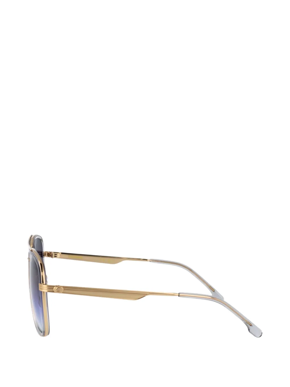 Carrera Zonnebril met piloten montuur Goud