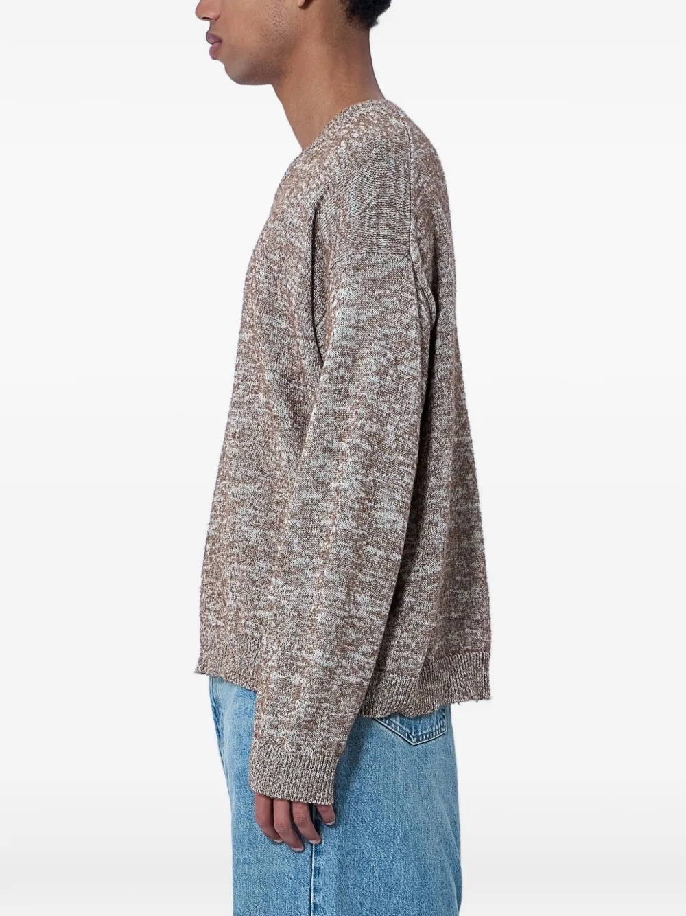 Maison Margiela Trui met V-hals Beige