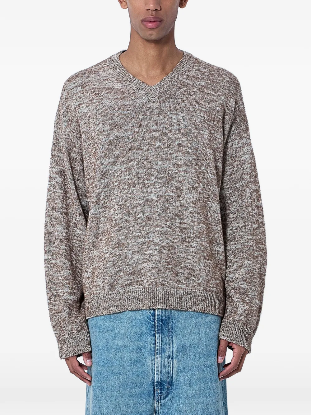 Maison Margiela V-neck sweater - Neutrals