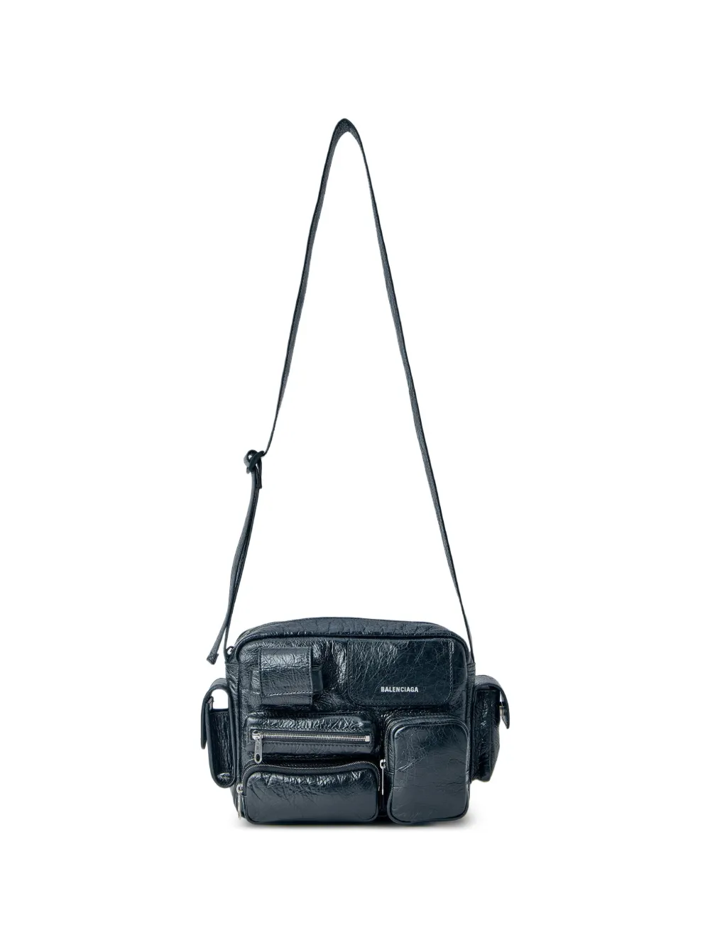 Balenciaga Superbusy leather messenger bag - Schwarz