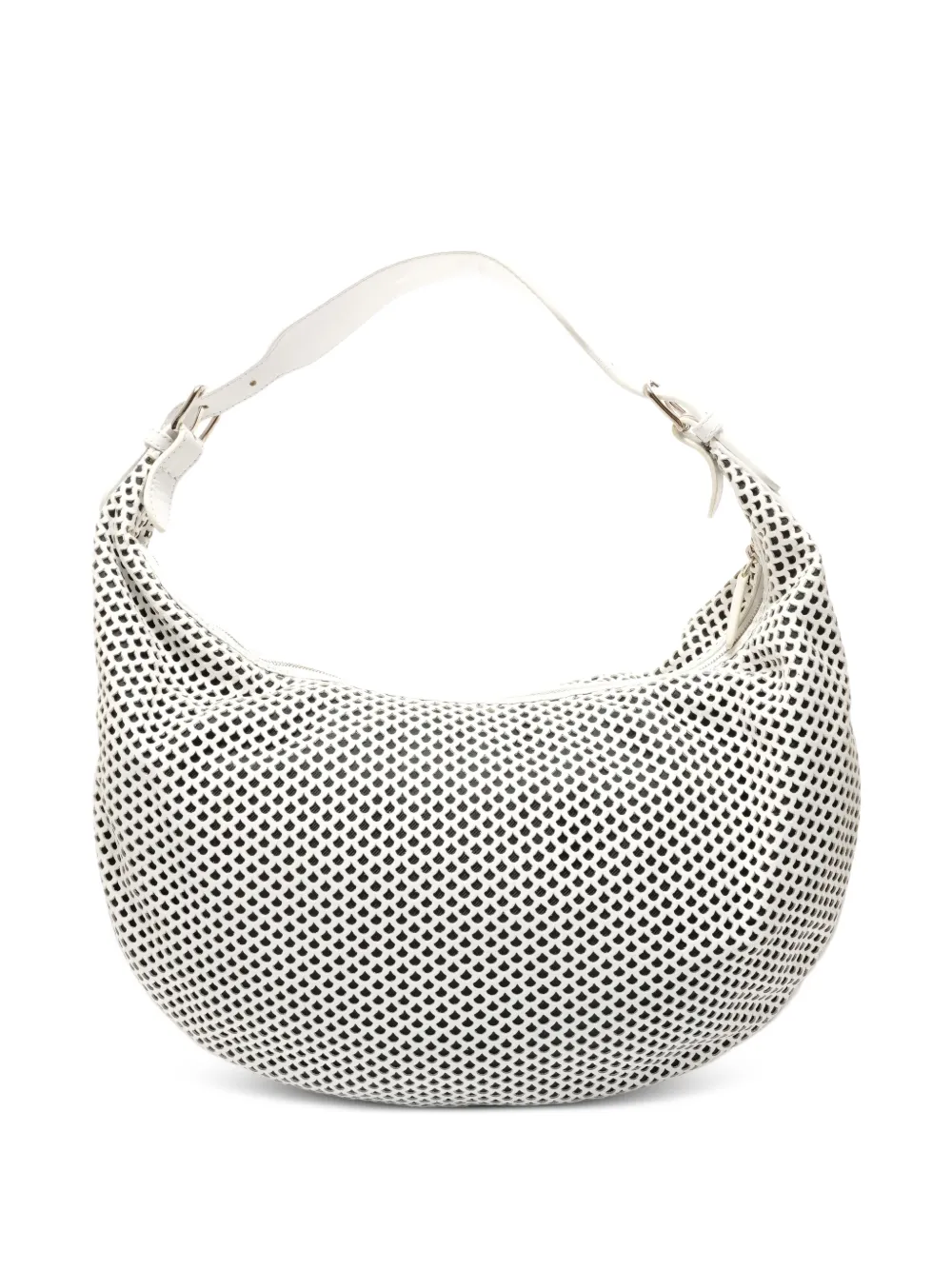 Christian Dior Pre-Owned 2011 perforated shoulder bag - Bianco