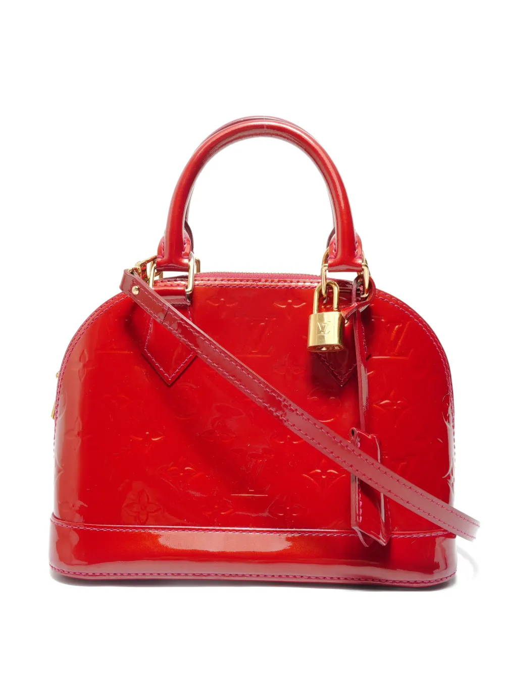 Louis Vuitton Pre-Owned 2004 BB Alma Monogram Vernis shoulder bag - Rot