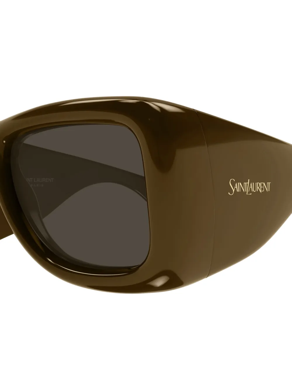 Saint Laurent Eyewear SL 902 Howl zonnebril met oversized montuur Groen