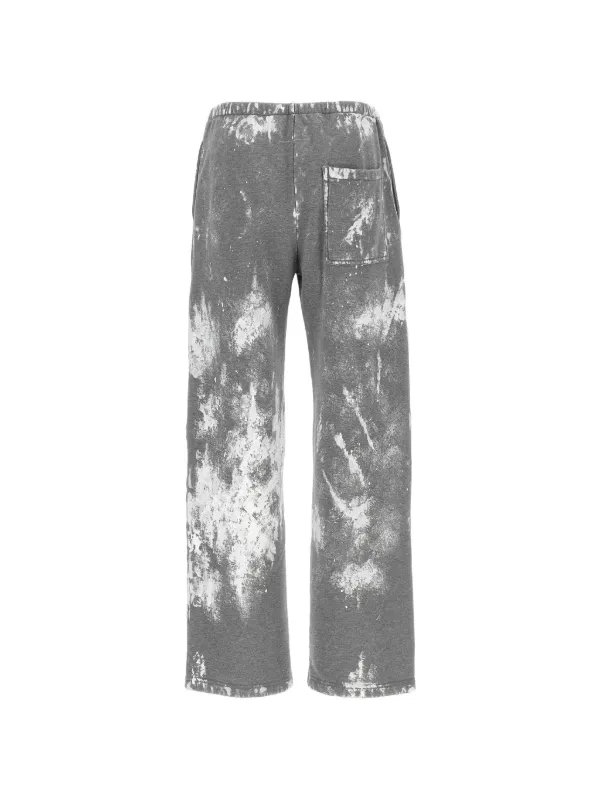 MM6 Maison Margiela Numeric Signature paint-splatter Cotton Track