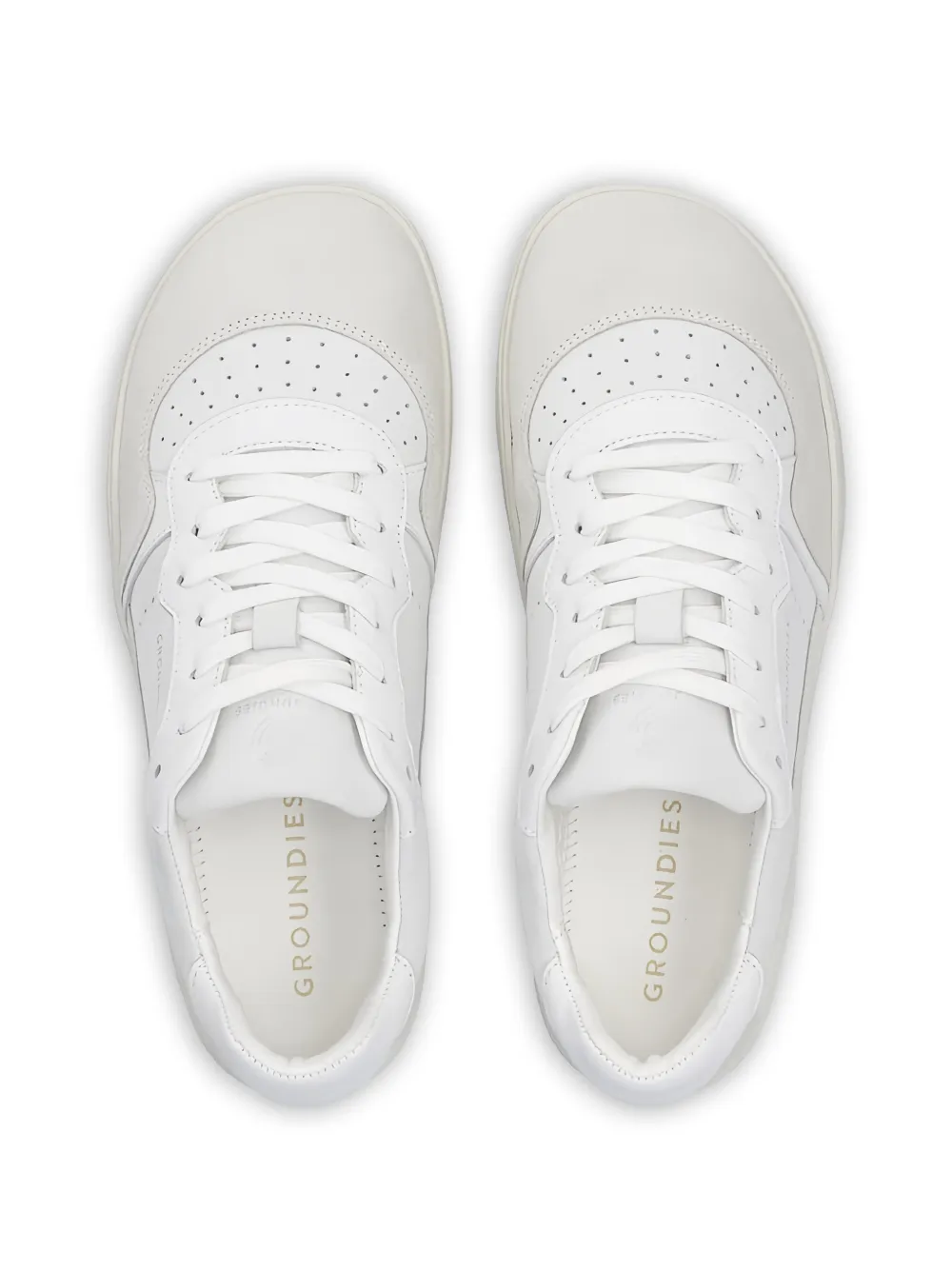  Groundies Zapatillas De Paneles Con Perforaciones - Blanco 