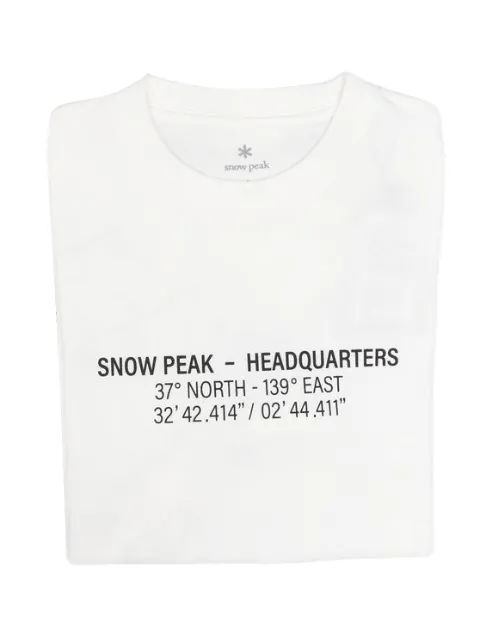 Snow Peak print-detail short-sleeve T-shirt 