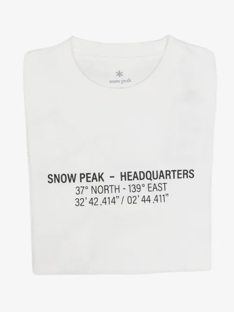 Snow Peak set de dos playeras manga corta con detalle estampado
