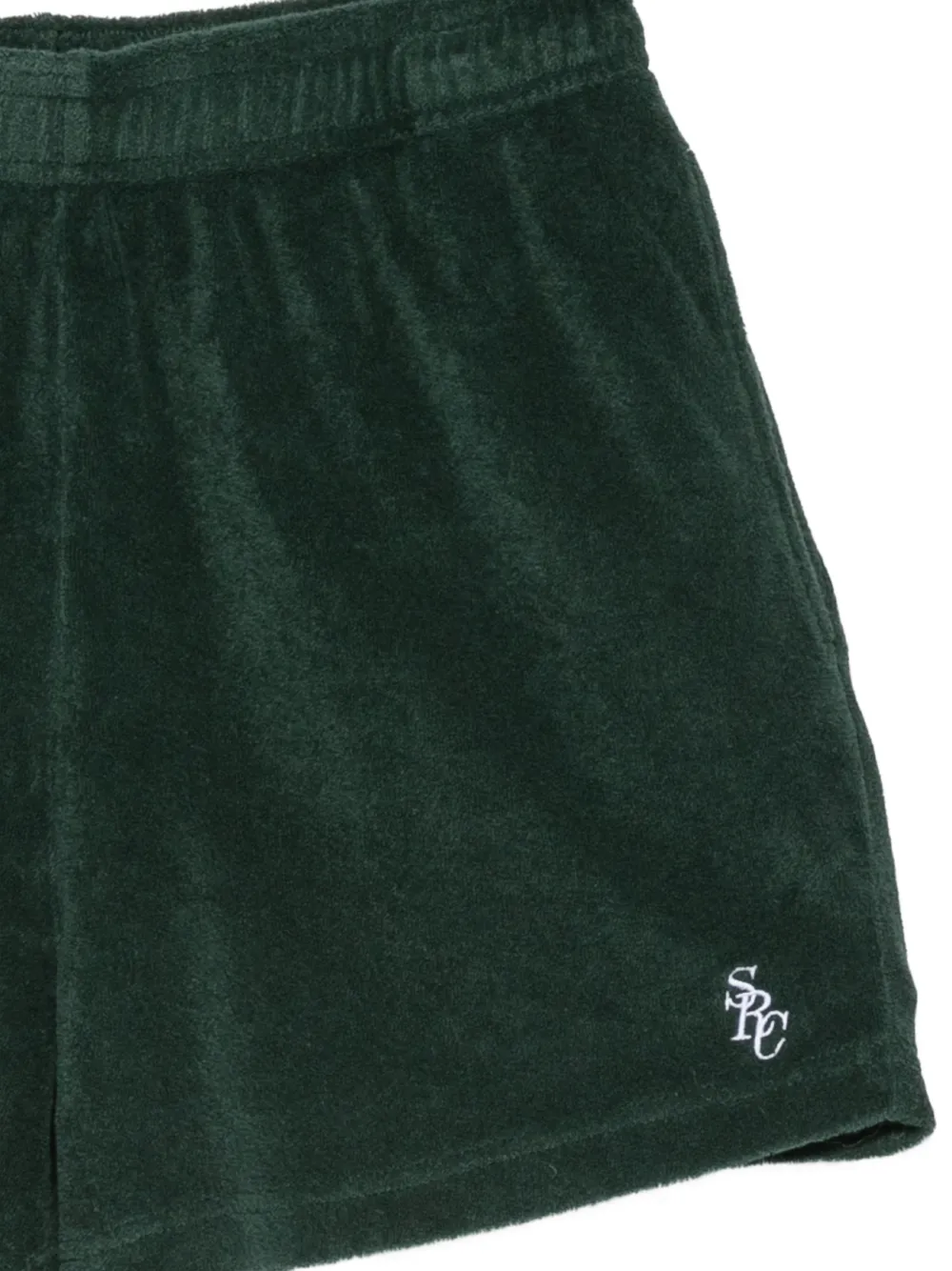 Sporty & Rich Andy shorts met geborduurd logo Groen
