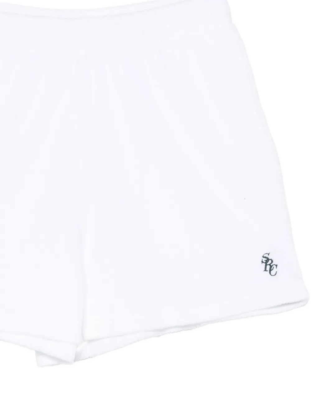Sporty & Rich Andy shorts met geborduurd logo Wit