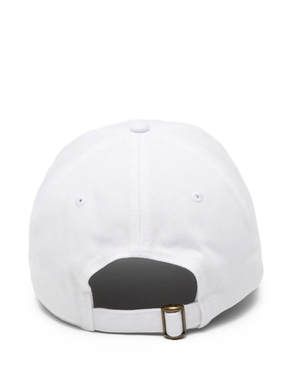 Sporty & Rich Honkbalpet met geborduurd logo Wit