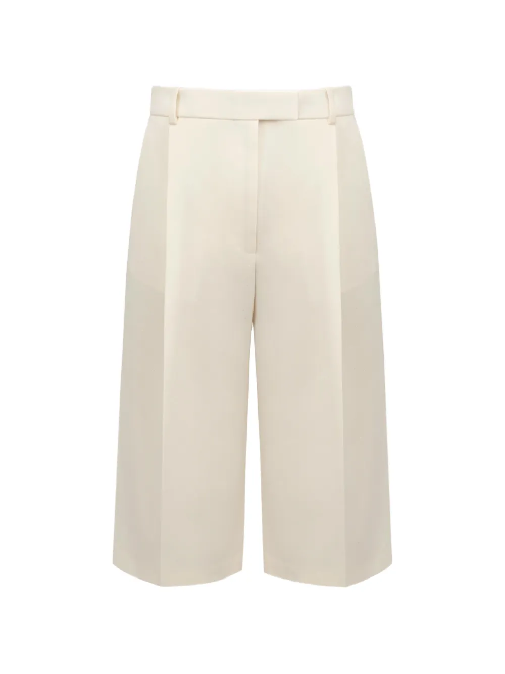 THE ARKOW Thea pressed-crease shorts - Nude