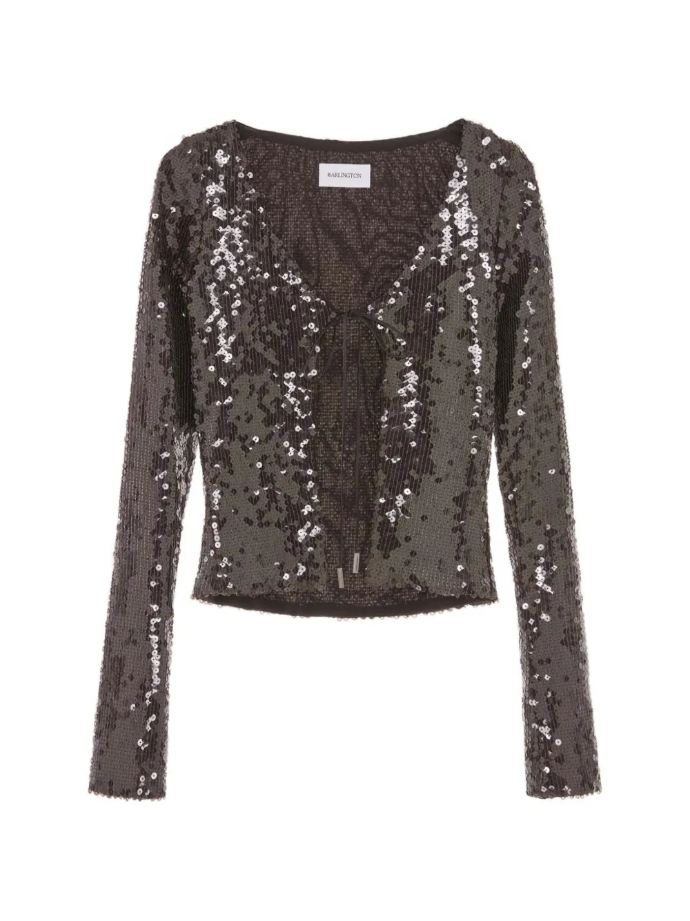 16Arlington Elin paillette-embellished cardigan - Black