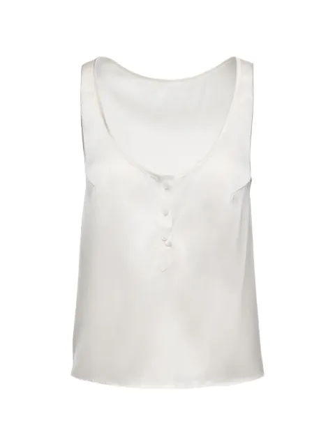 MEDEEA button-placket racerback top