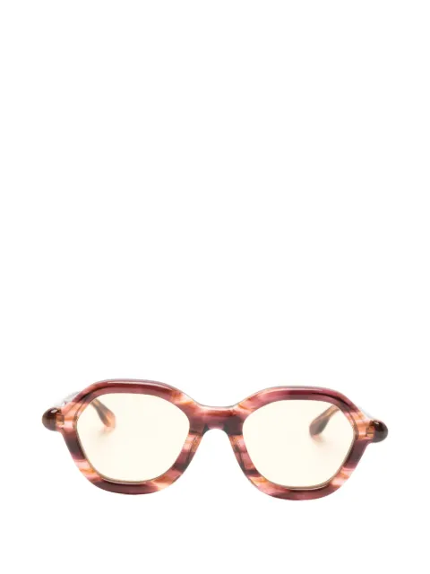 Paloceras geometric-frame tinted sunglasses
