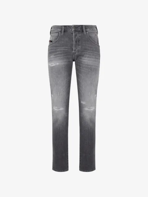 Diesel Gerade Jeans im Distressed-Look