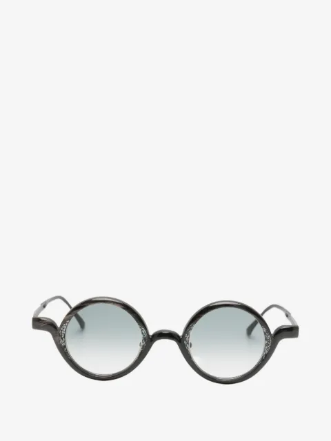 Rigards lentes de sol con armazón redonda y detalle de mosaico
