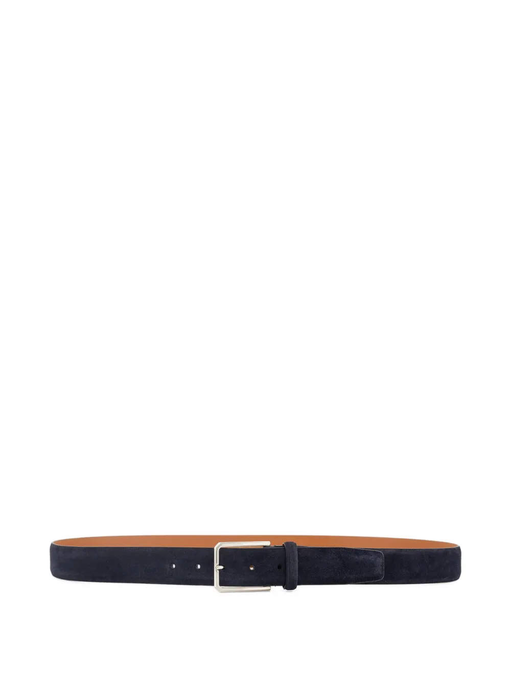 Santoni suede belt - Blu