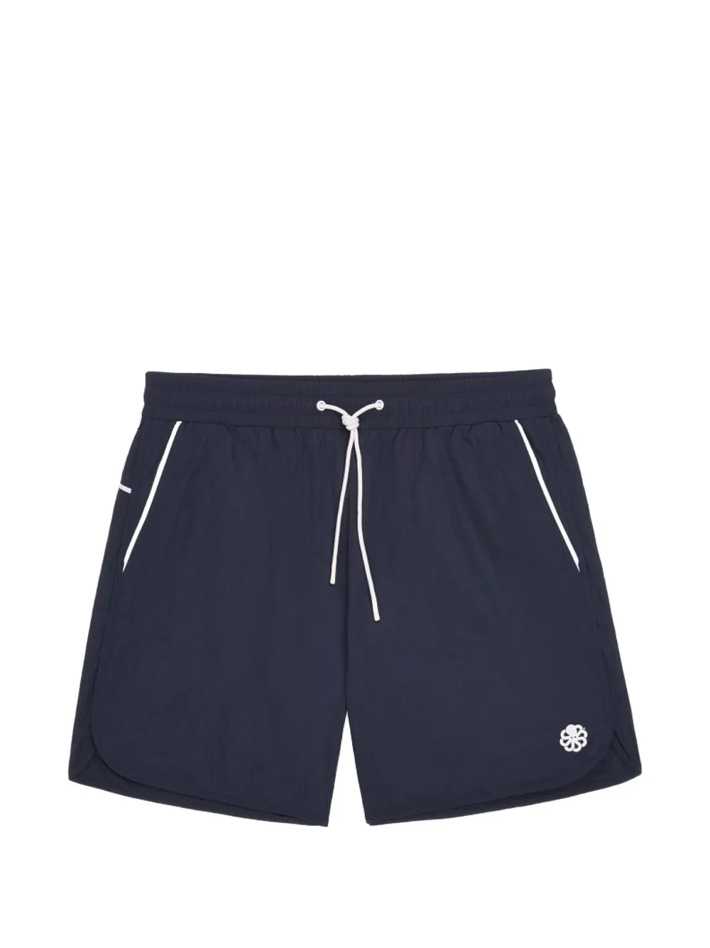 Jonsen Island piped-trim drawstring shorts - Blu