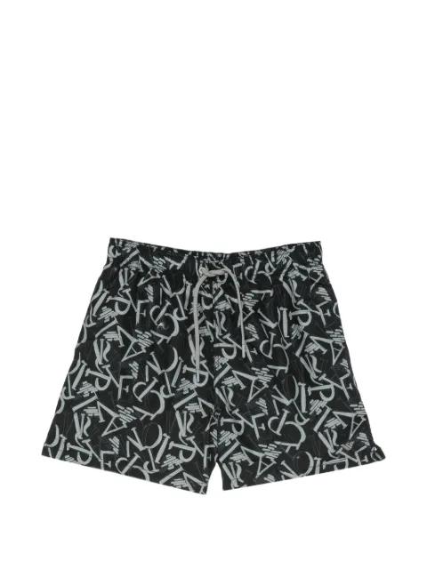Emporio Armani logo-print swim shorts
