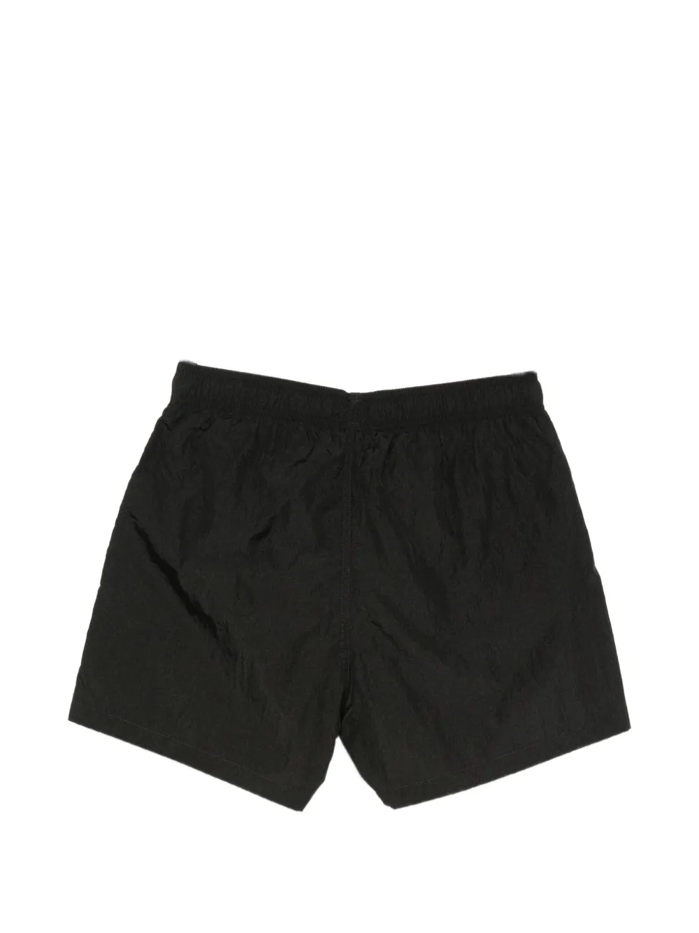 Emporio Armani Zwembroek met geborduurd logo Zwart