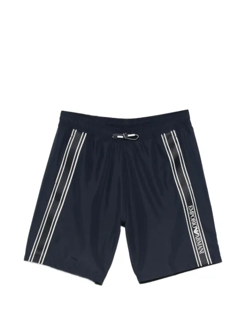 Emporio Armani logo-print drawstring swim shorts