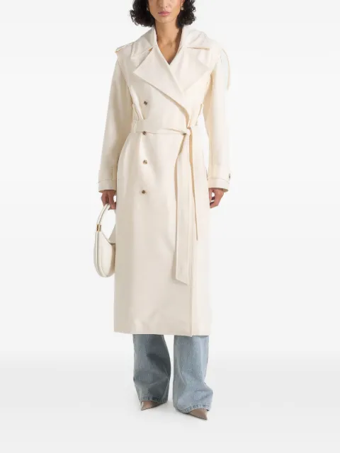 Manière De Voir Trench coat Esther com cinto duplo