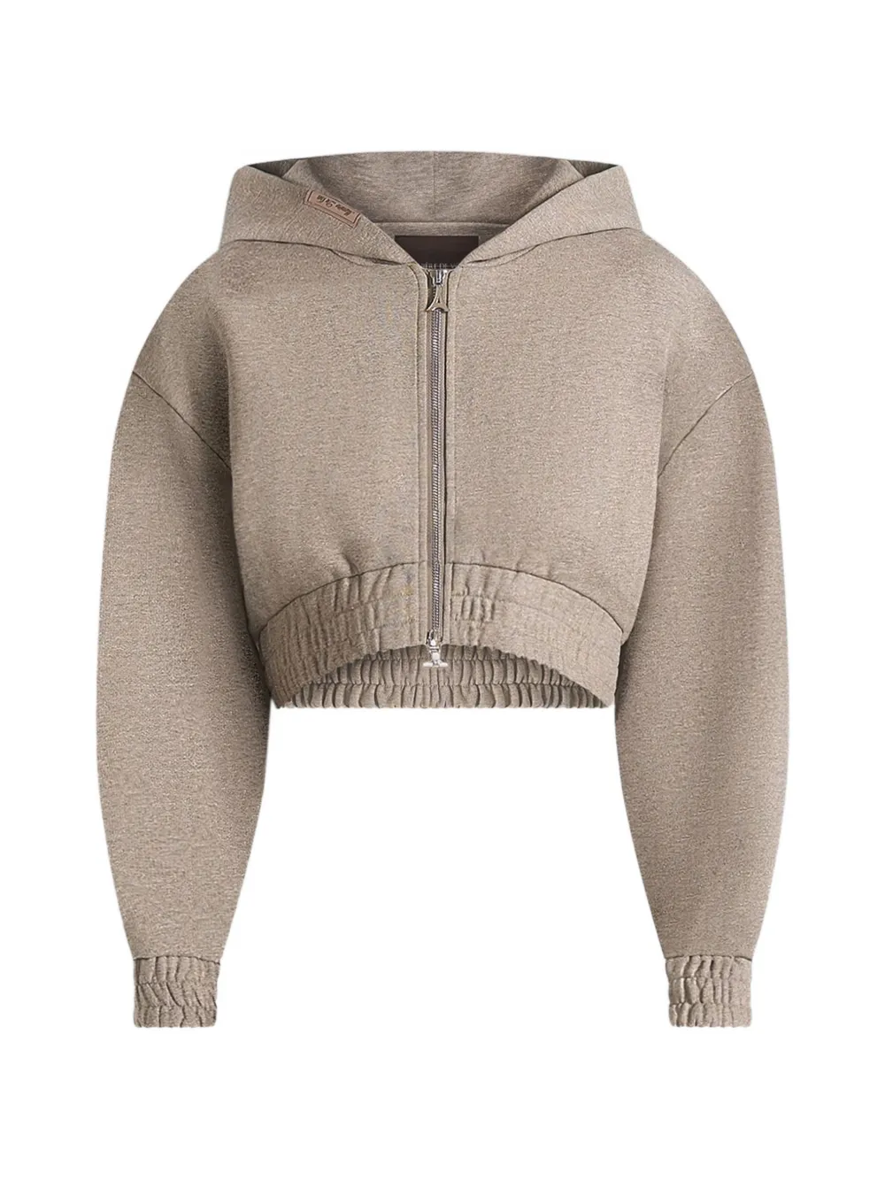 Manière De Voir Josiane cropped hoodie - Toni neutri