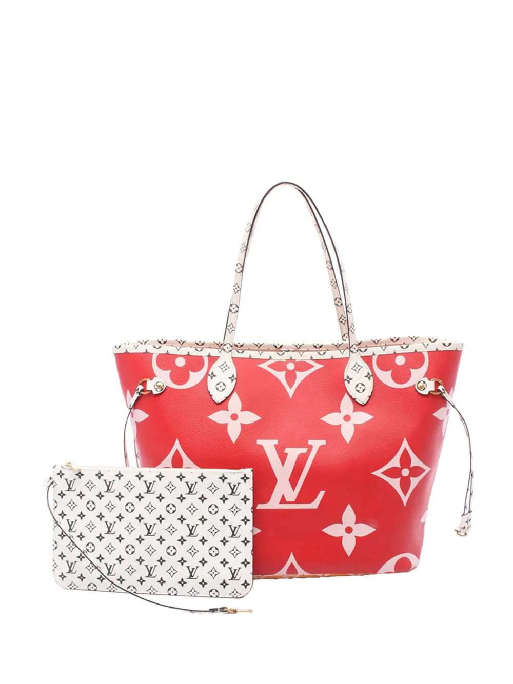 Louis Vuitton Pre-Owned 2019 Monogram Giant Neverfull MM tote bag - Rot