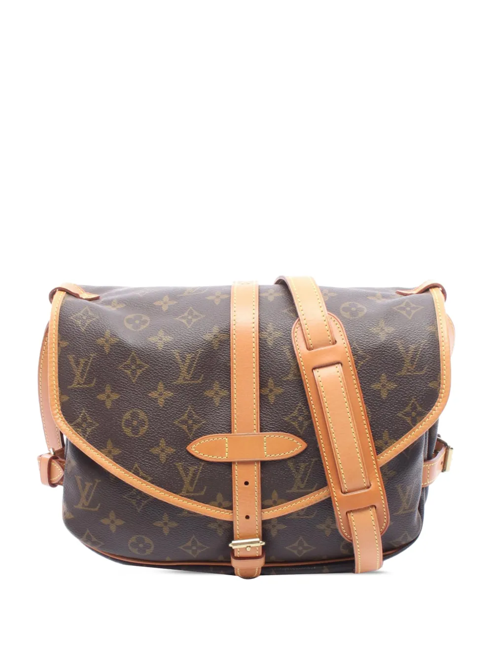 Louis Vuitton Pre-Owned 2000 Monogram Saumur 30 crossbody bag - Brown