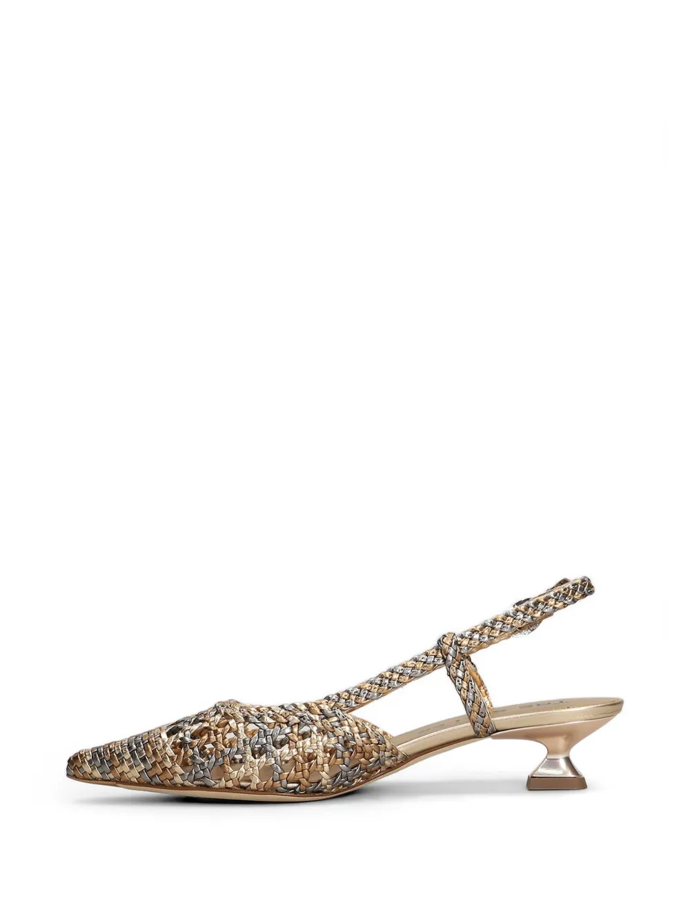 The Seller woven slingback pumps Beige