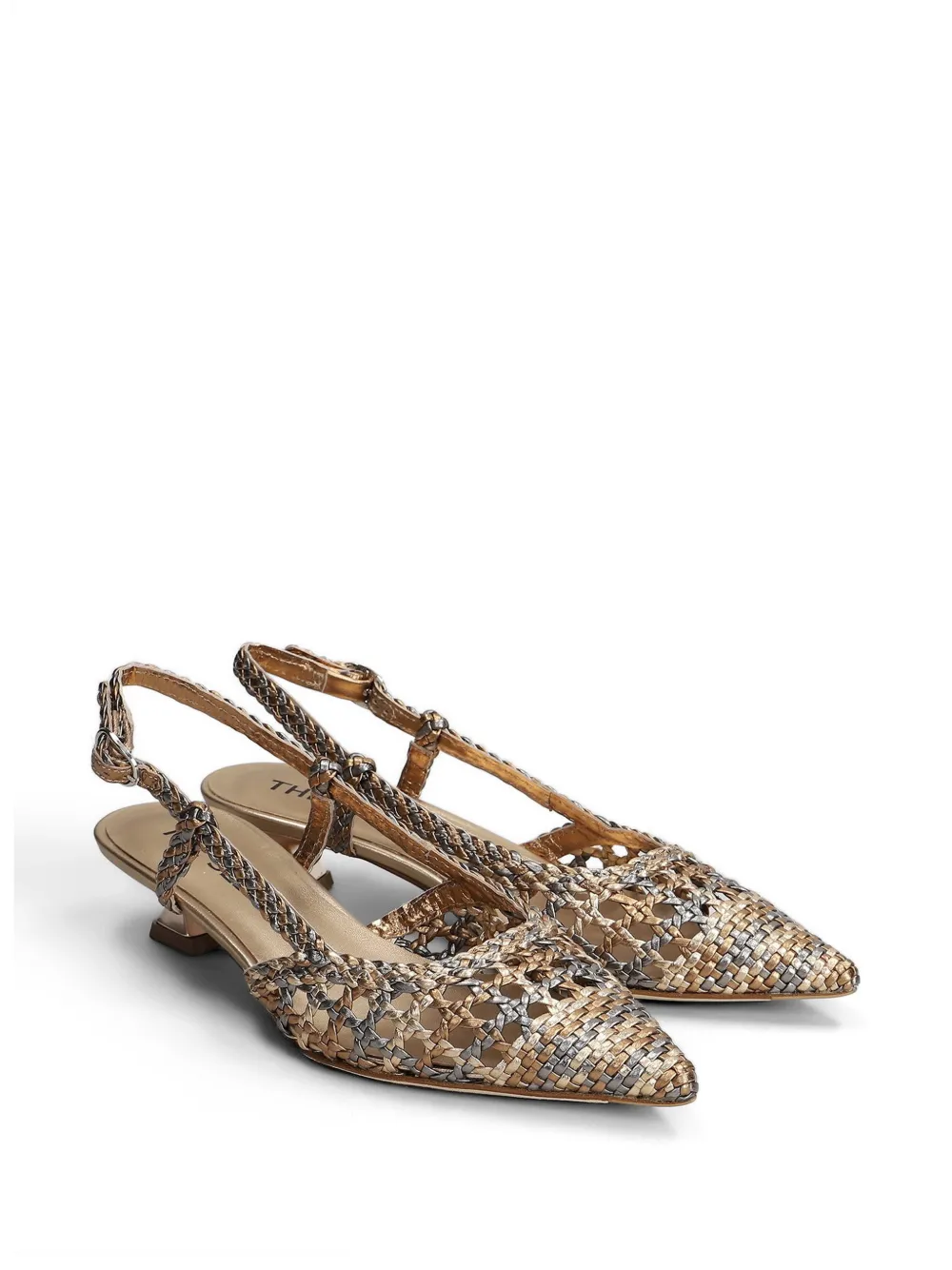 The Seller woven slingback pumps Beige