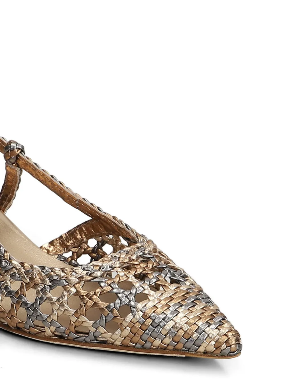 The Seller woven slingback pumps Beige