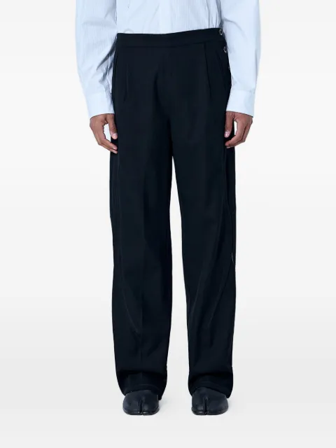 Kiko Kostadinov pleated side-button trousers