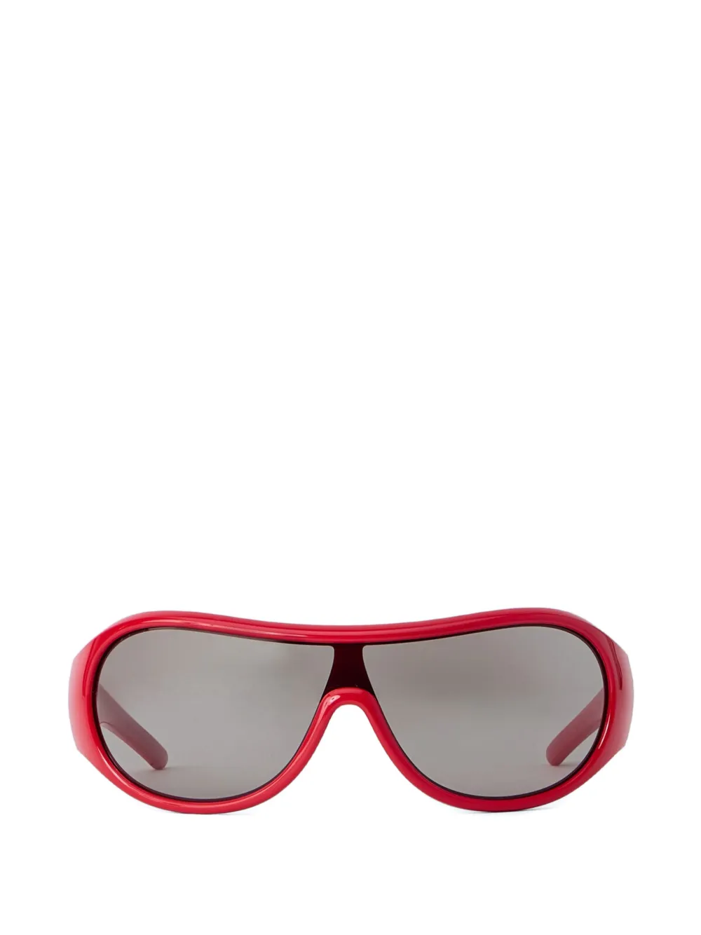 Miu Miu Eyewear Ivresse wraparound-frame sunglasses - Rosso