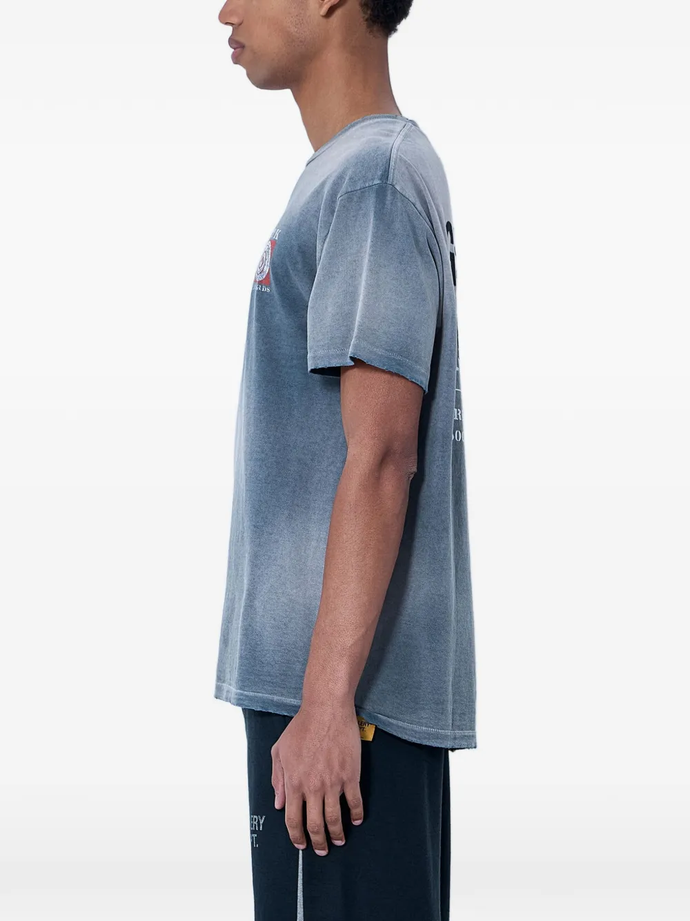 GALLERY DEPT. Gerafeld T-shirt met ronde hals Grijs