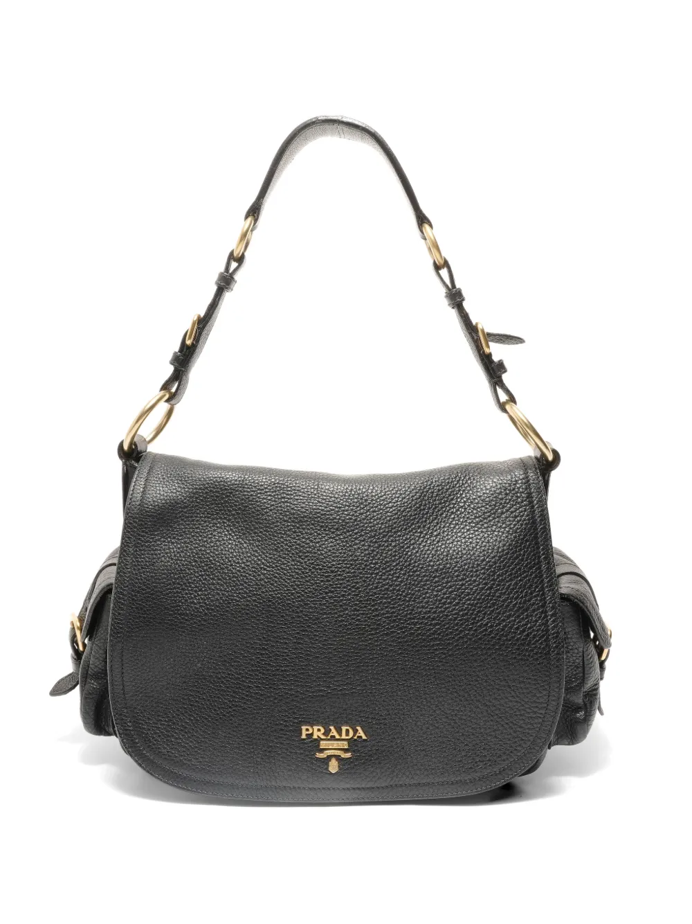 Prada Pre-Owned 2000-2010s Vitello Daino shoulder bag - Schwarz