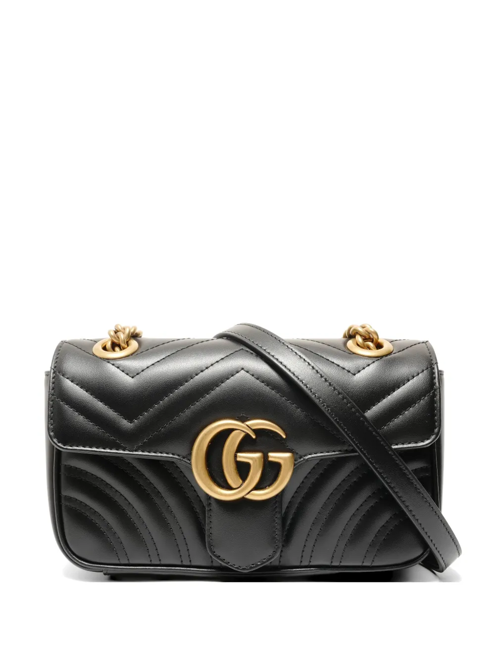 Gucci Pre-Owned 2015-2024 GG Marmont shoulder bag - Schwarz