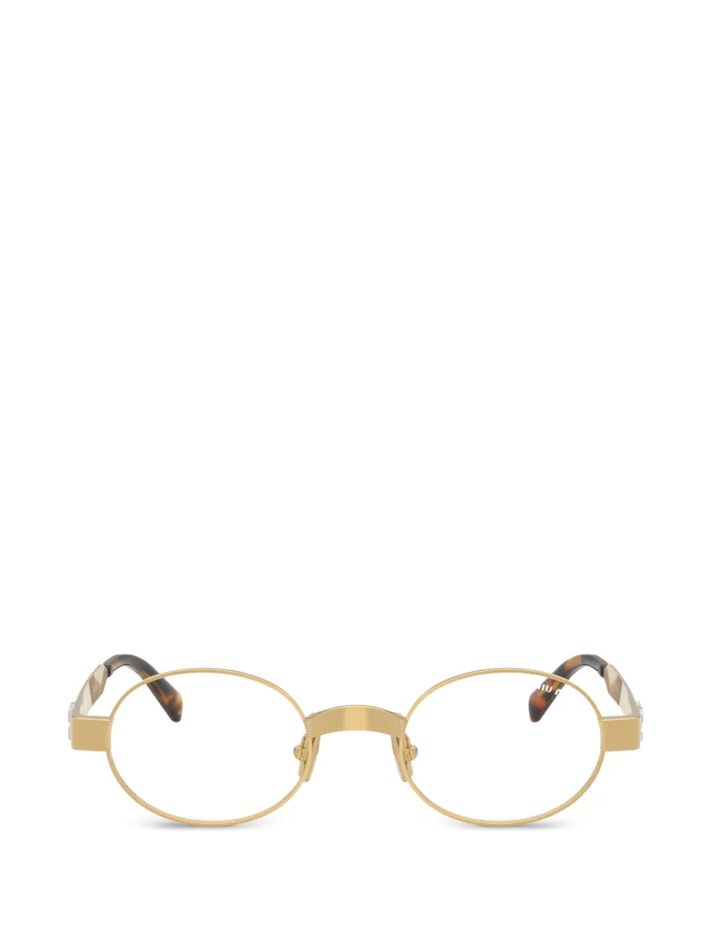 Miu Miu Eyewear round -frame glasses - Oro