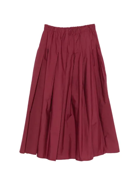 VICOLO falda midi con pretina elástica y diseño con pliegues