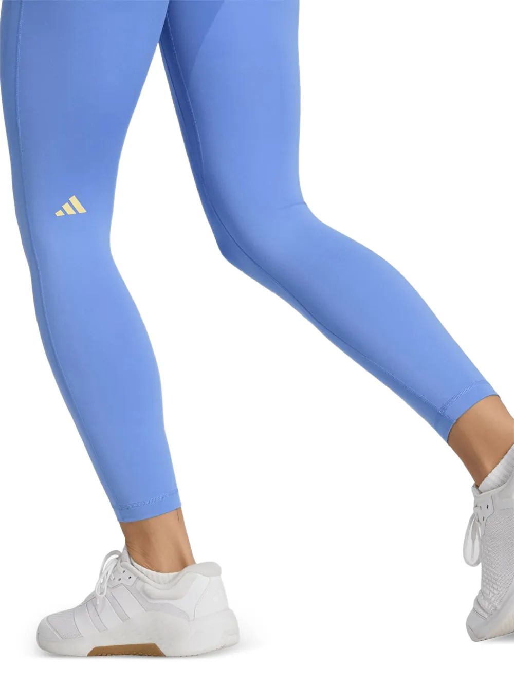 adidas Broek met gekruiste tailleband en logoprint Blauw