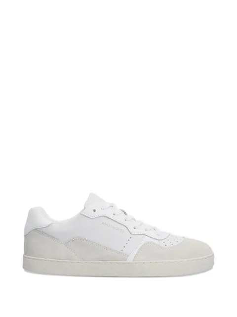 GROUNDS perforated panelled sneakers