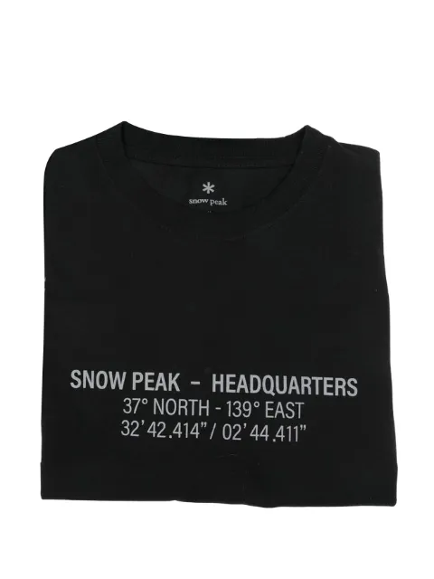 Snow Peak print-detail short-sleeve T-shirt 