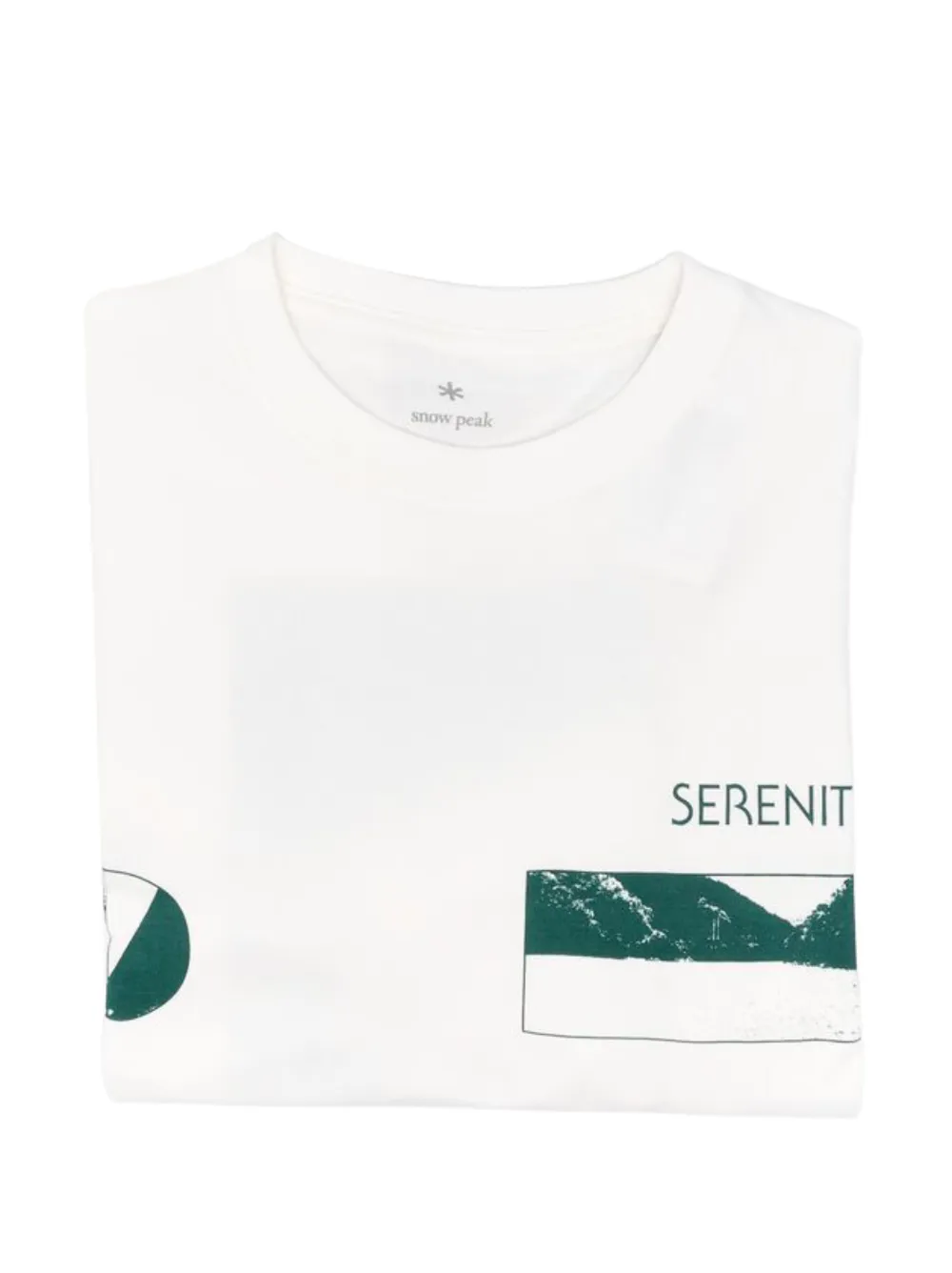 Snow Peak print-detail short-sleeve T-shirt | White | Image 1