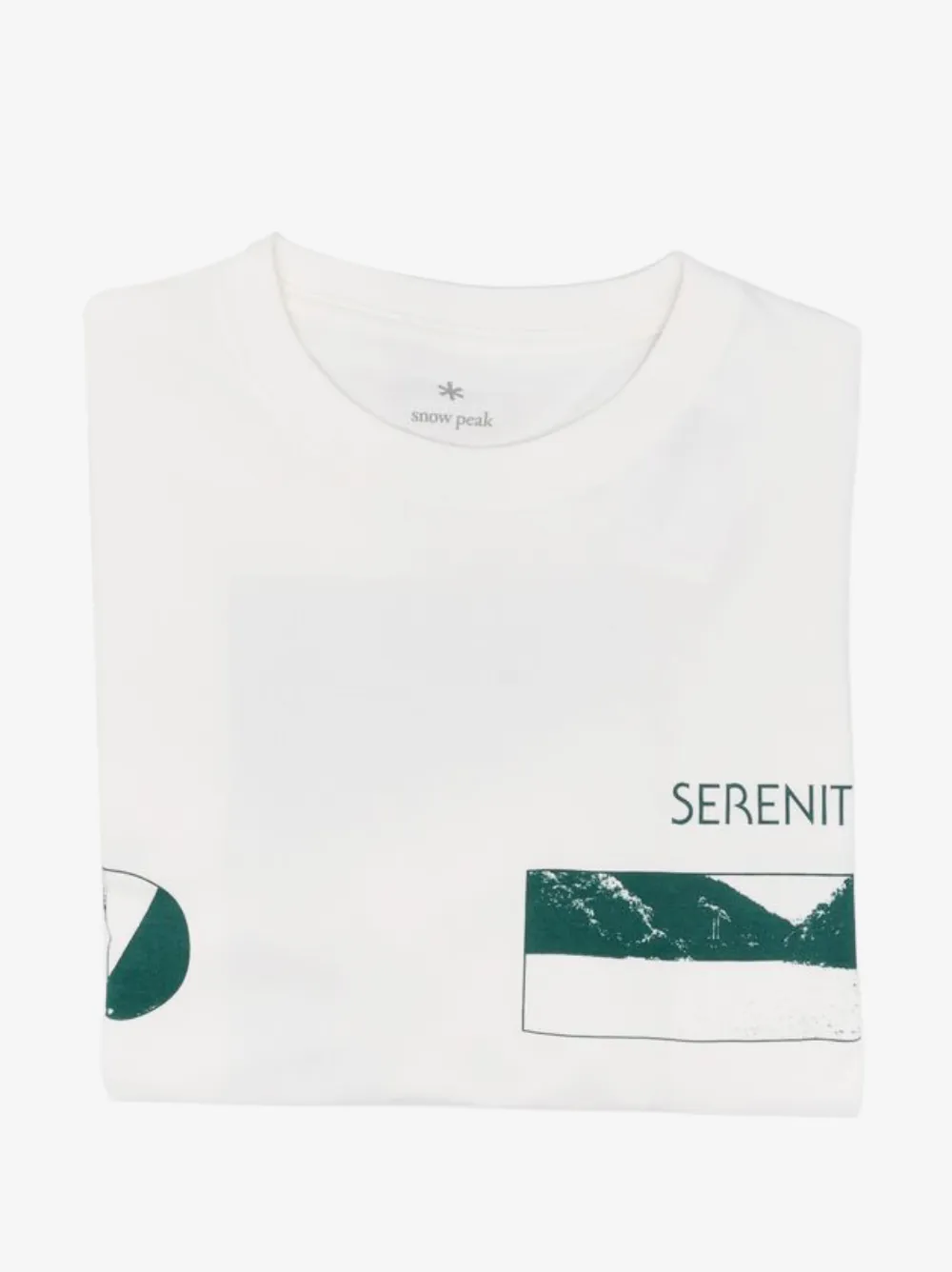 Snow Peak print-detail short-sleeve T-shirt | White | Image 1