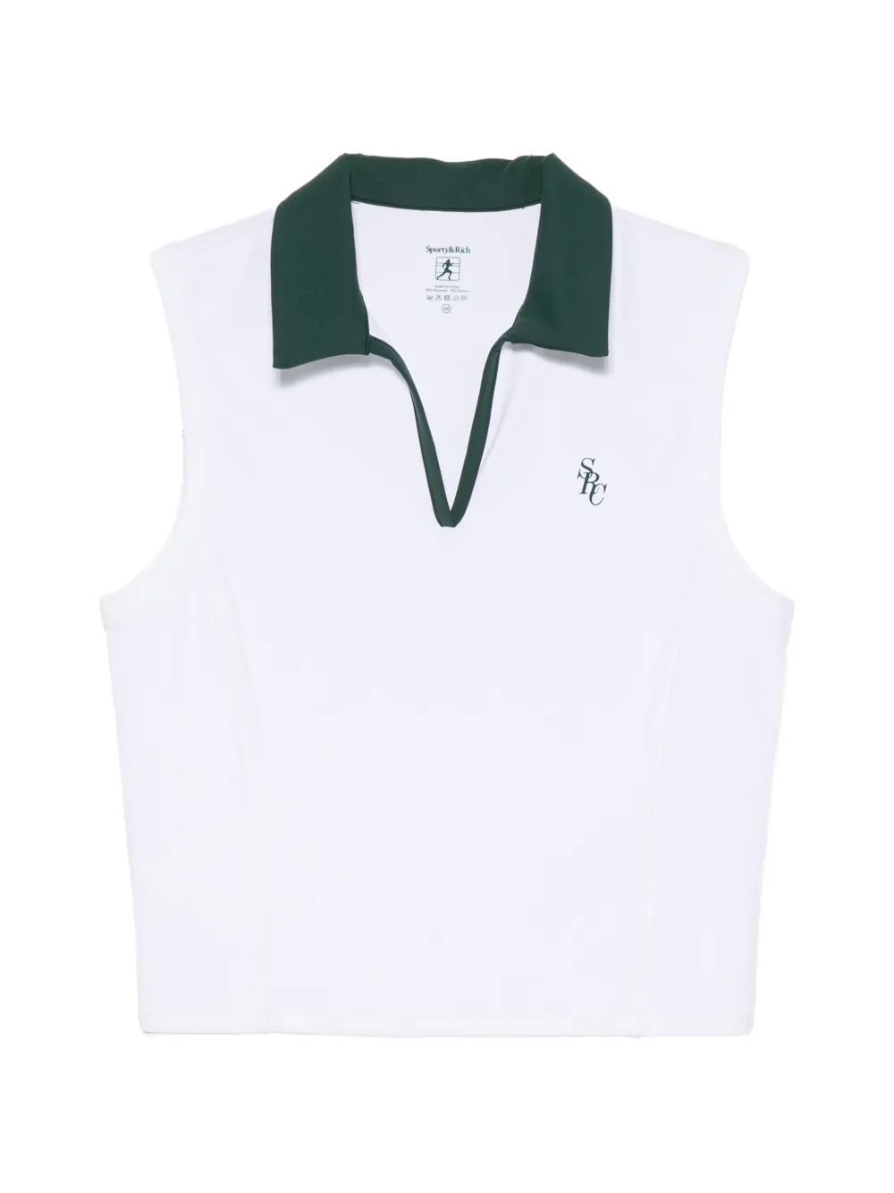 Sporty & Rich SRC logo-print sleeveless top - Weiß