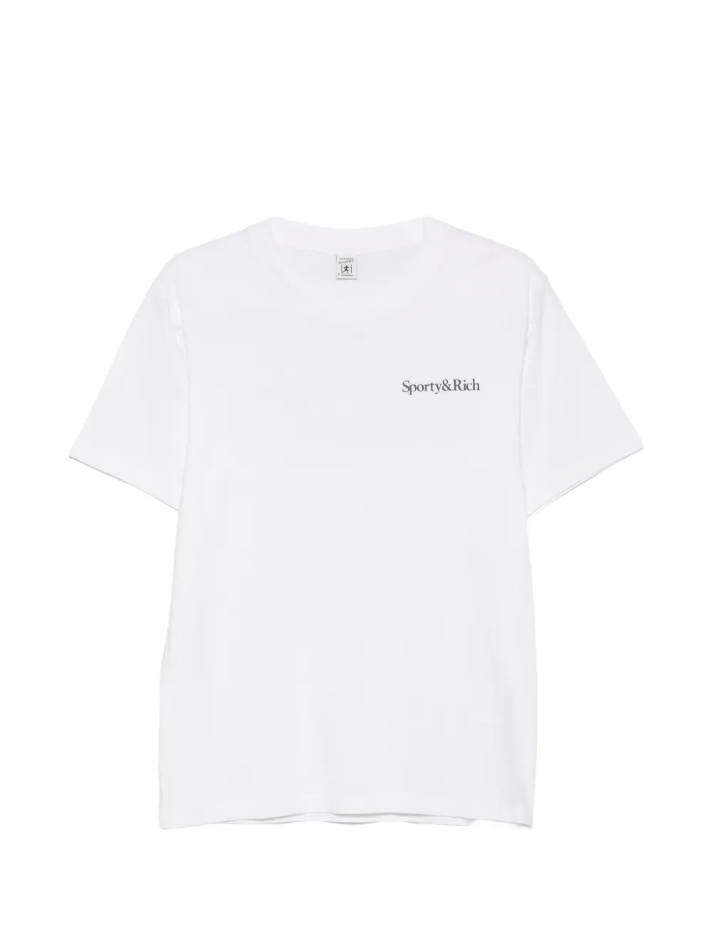 Sporty & Rich Play Tennis logo-print T-shirt - Weiß