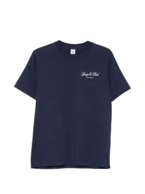 Sporty & Rich ブルーTシャツ | ブルー | FARFETCH JP