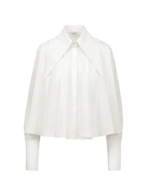 THE ARKOW Paulina pleated-back shirt