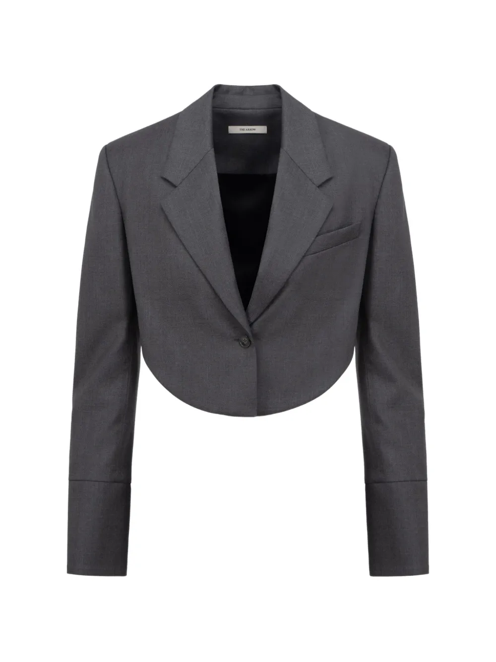 THE ARKOW Kate cropped blazer - Grey