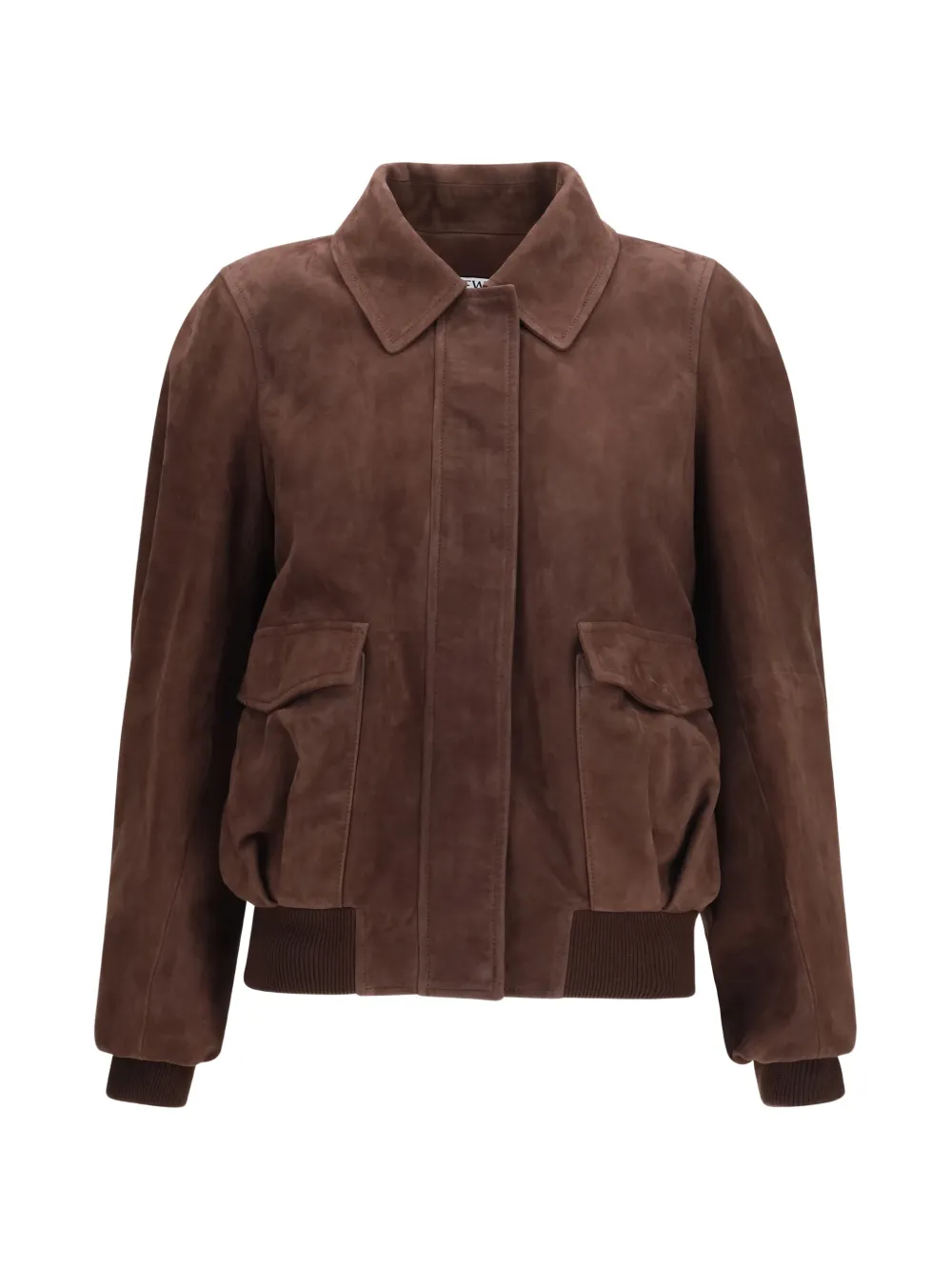 LOEWE suede bomber jacket - Braun